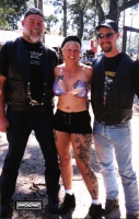 Tattoo artist Bob, Tattoo exhibitor Steph, and me